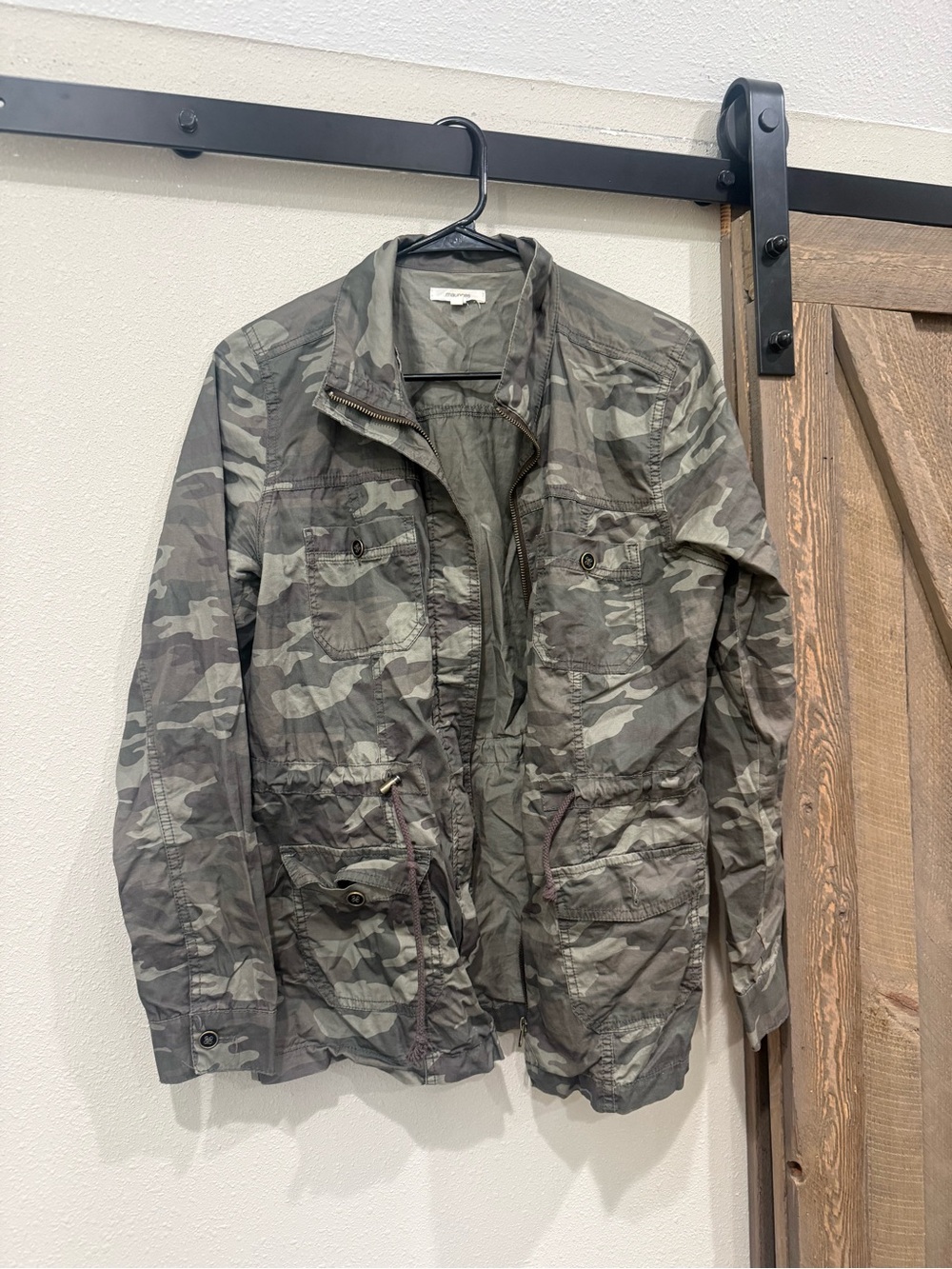 Women's Camouflage Field Jacket - Olive Camo